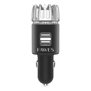 Fawes Car Air Purifier with Dual USB Charger