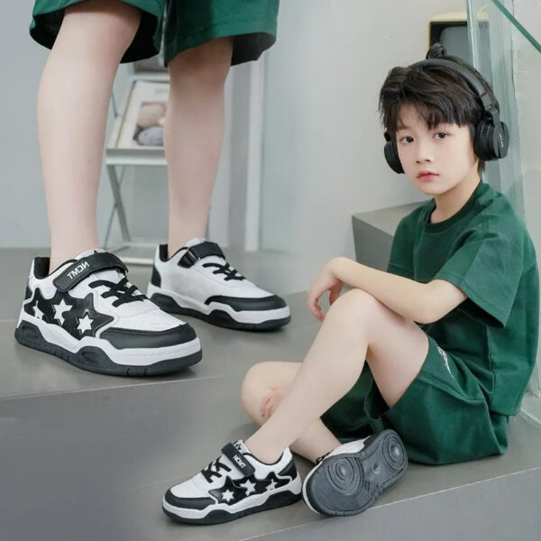 OEM ODM Design High Quality Thick Sole Comfortable Girls and Boys Casual Skateboard Low Moq Custom Kid Sneaker - Image 6