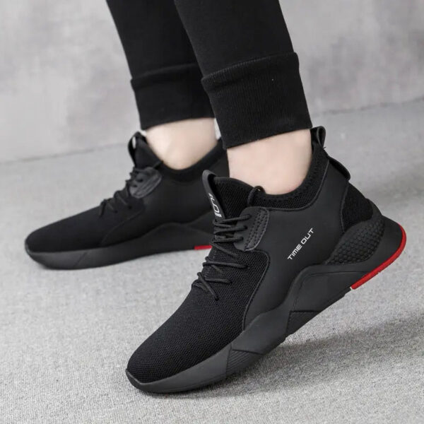 Wholesale cheap Men's Fly Weave Sport Shoes Fashion Upper Running Sneakers Casual - Image 2