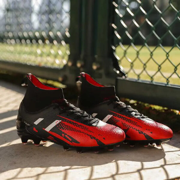 HIgh Quality Men Football Sneakers Boy Soccer Shoes High Ankle Men's Cleats Training Soccer Boots - Image 3