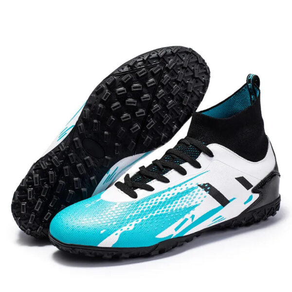 HIgh Quality Men Football Sneakers Boy Soccer Shoes High Ankle Men's Cleats Training Soccer Boots - Image 2