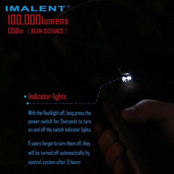 IMALENT MS18 Flashlight LED 1,00,000 Lumens - Image 5