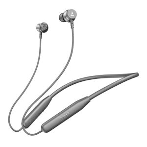 Rockerz 113 (2025 Launch), 40 Hrs Playback, Dual Pair, Fast Charge, Enx Tech, Low Latency, Magnetic Buds, Bluetooth Neckband, Wireless with Mic in Ear Earphones(Ash Grey)